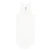 Rick Owens Basic Rib Tank Top In White