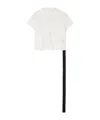 Rick Owens T-shirt With Round Neck And Short Sleeves In White