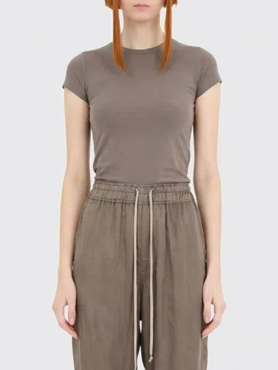 Rick Owens T-shirt  Damen Farbe Grau In Brown