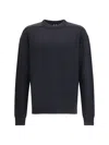 Rick Owens Exposed Stitching Wool Sweater In Black