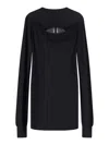 Rick Owens Long-sleeved T-shirt In Black
