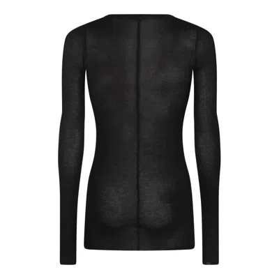 Rick Owens T-shirts And Polos In Black