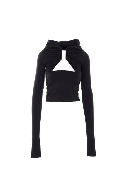 Rick Owens T-shirts And Polos In Black