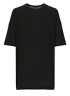 Rick Owens Porterville Tommy T In Mediumweight Cotton Jersey In Black