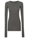 Rick Owens T-shirts And Polos Green In Gray
