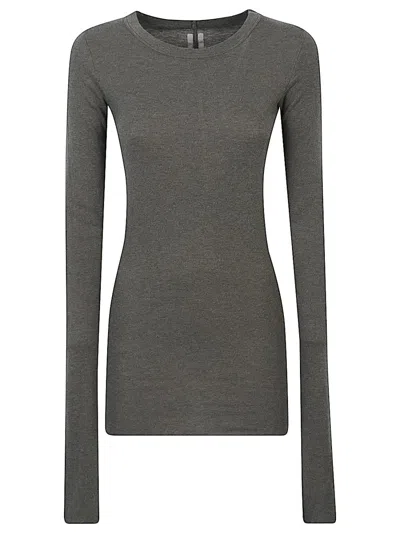Rick Owens T-shirts And Polos Green In Gray