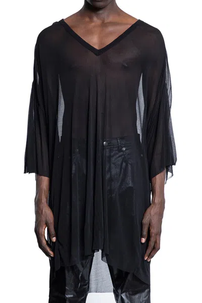 Rick Owens T-shirts & Tank Tops In Black