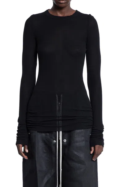 Rick Owens T-shirts & Tank Tops In Black