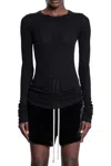 Rick Owens T-shirts & Tank Tops In Black