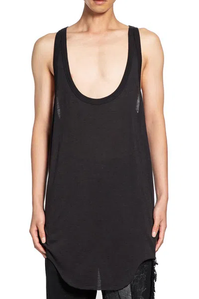 Rick Owens T-shirts & Tank Tops In Black