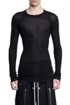Rick Owens T-shirts & Tank Tops In Black