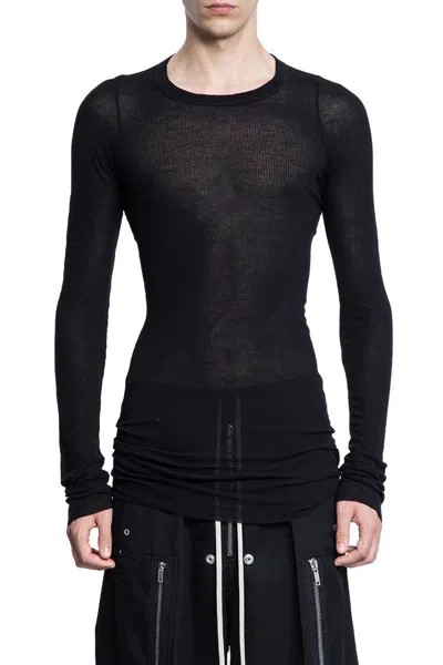 Rick Owens T-shirts & Tank Tops In Black