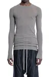 Rick Owens T-shirts & Tank Tops In Gray