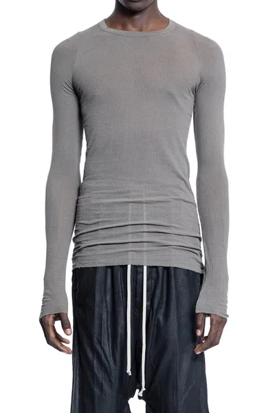 Rick Owens T-shirts & Tank Tops In Gray