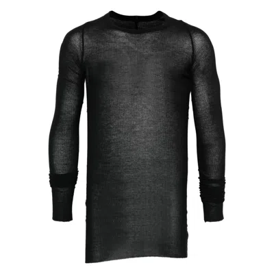 Rick Owens Long-sleeved T-shirt In Black