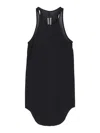 Rick Owens Basic Rib Tank In Black