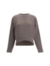 Rick Owens Wool And Cashmere Sweater In Brown