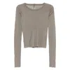 Rick Owens Cotton T Shirts In Gray