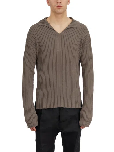 RICK OWENS RICK OWENS TABARD DUST SWEATER