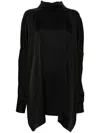 Rick Owens Oversized Top In Black