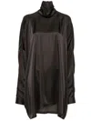Rick Owens Oversized Top In Black