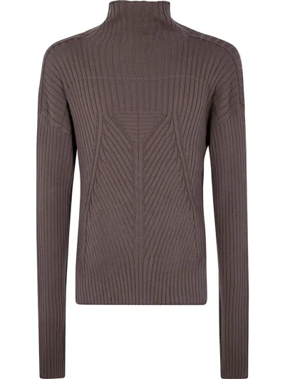 Rick Owens Tabard Sweater In Brown