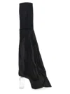 Rick Owens Taco Kiss Over-the-knee Boots In Black