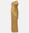 Rick Owens Taco Midi Dress In Black