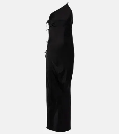Rick Owens Taco Silk-blend Dress In Black