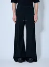 Rick Owens Dust Cotton Cargobelas In Black