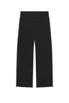 Rick Owens Tailored Geth Wide Leg Virgin Wool Pants In Black