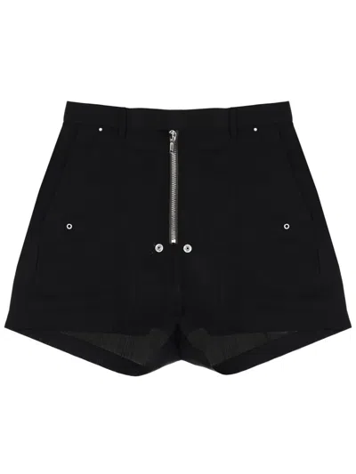 Rick Owens Tailored Structured Shorts In Black