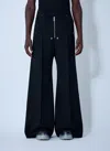 Rick Owens Tailored Wide Belas Trousers Black In Black