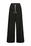 Rick Owens Tailored Wide Belas Pants Black In Black