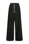 Rick Owens Tailored Wide Belas Pants Black In Black