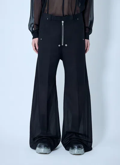 Rick Owens Tailored Wide Belas Pants In Blue