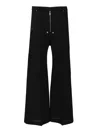 Rick Owens Tailored Wide Belas Trousers Black In Black