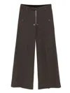 Rick Owens Zip-fly Trousers In Gray