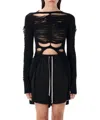 Rick Owens Women's Tanja T Top In Black