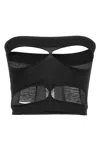 Rick Owens Bandeau Top Featuring Cut-out Design
