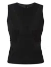 Rick Owens Tanja Cut-out Top In Black