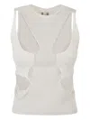 Rick Owens Tanja Cutout Top In White
