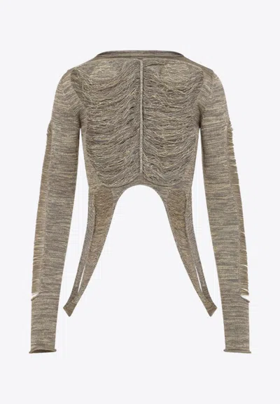 RICK OWENS TANJA LONG-SLEEVED TOP