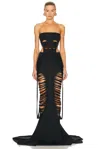 Rick Owens Tanja Long Strapless Top