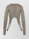 Rick Owens Metallic Finish Avant-garde Top With Dramatic Silhouette