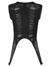 Rick Owens Tanja T Tops Black In Black