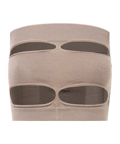 Rick Owens Tanja Top In Brown