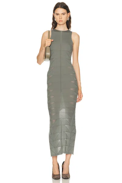 Rick Owens Tank Dress In Green