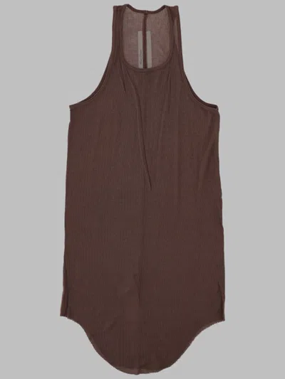 Rick Owens Tank Top "basic Rib" In Pink