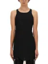 Rick Owens Tank Top In Black